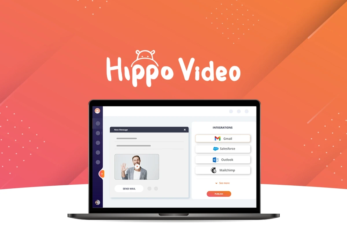 An image of Hippo Video - a video interactive platform and is a part of sales engagement tech stack