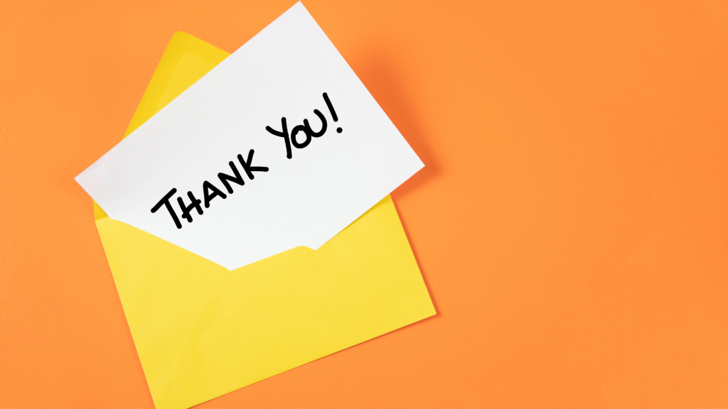 Send personalized thank you video email