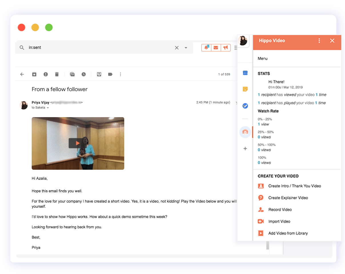 Send Videos on Gmail