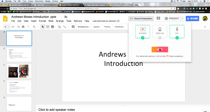 Hippo Video Inside Google Docs