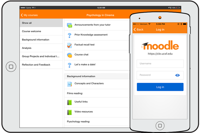 Moodle app